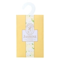 Hanging jasmine scented sachet with floral design for closet and car freshening - Jasmine