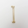 Halloween-Skelettknochen in beige gefleckt für gruselige Deko und DIY-Bastelarbeiten - Knochen / 7.2cmx2cmx0.6cm / Braun