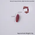 Miniature de patate douce réaliste pour maison de poupée, figurine légume rouge-violet 2,1cm - Petite Patate Douce Rouge Entière de 2,2 cm (Clair)