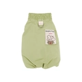 Gilet per cani verde chiaro antivento con anello a D e toppa con orsetto ricamato - S / Verde