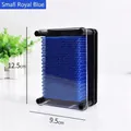 Creative 3D pin art toy in small size royal blue, dimensions 12.5cm by 9.5cm - Small / Dark Blue