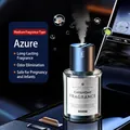 Smart car humidifier 160ml in deep blue metallic finish with glass bottle and mist spray - Azure Blue
