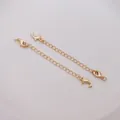 14K gold filled extender chain with lobster clasp and dolphin charm for DIY jewelry - 14K Gold Plated Dolphin Style