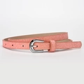 Glinsterende koraalroze pailletten riem met zilveren gesp voor jurken en jeans - 87 / Oranje