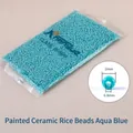Light blue 2mm glass seed beads for DIY jewelry making with 0.8mm hole size detail - Water Blue 2mm