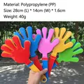Mains applaudissantes en plastique de 28cm en cinq couleurs pour fêtes et sports - Sans Smiley (Épaissi) / 28cm