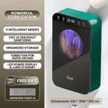 Esterilizador de palillos UVC de pared verde oscuro con pantalla LED y secado rápido - Estilo Transparente / Esmeralda