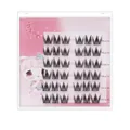 Self-adhesive glue-free false eyelashes in pink 6-row case with W and M clusters - Glue-Free Sweet Cat