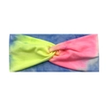 Fascia a incrocio tie-dye con sfumatura blu giallo e rosa per yoga e fitness all'aperto - 1# (Blu Giallo Rosa Tie-Dye)