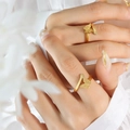 Butterfly Ring (D001) / Gold