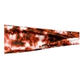 Tie-dye patterned sports headband in red, brown, and white soft elastic fabric - 7# Red White Tie-dye