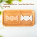 Christmas candy pattern fondant stamp tool with snowflake designs for DIY cake baking decoration - QA0965-Candy Pattern F