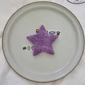 Handmade 8cm purple tweed star ornament accessory for DIY Christmas tree and gift decoration - Star-01 (Purple)