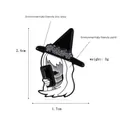 Detailed view of enamel witch girl brooch with dimensions 2.4cm by 1.7cm in zinc alloy - Witch Girl Selfie (CC823)