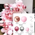 Pink balloon arch kit with 109 pieces including 4D foil and macaron latex balloons - Pink Set 03