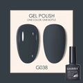 GAIRRIY 7.5ml dark gray soak-off gel polish G038 in glossy and matte finishes - Deep Gray (038)