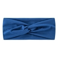 Elastisches blaues Yoga-Stirnband mit rutschfestem Twist-Design für Damen-Sport - Blau