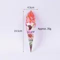 Pink strawberry swirl cone fake ice cream model with dimensions 19.5cm and 35g weight - Pink