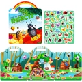 Reusable insect-themed jelly sticker book for kids featuring bees and butterflies - Insect