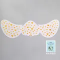 Tatuaggi viso cuori dorati K92001 con salvietta professionale per la rimozione - Stile Cuore Traforato (K92001) / Oro Rosa