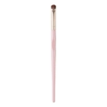 Pink handle eyeshadow brush with golden metal ferrule and soft brown synthetic hair - Light Pink Pearl Eyeshadow Brush