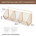 3 Compartments Gold