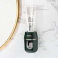 Presse-dentifrice automatique mural en vert foncé avec des accents dorés de luxe - Vert Or [Style de Luxe]