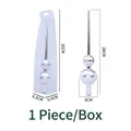 Silver calabash Christmas tree topper with metallic finish and 1 pc box packaging - Christmas Tree Snowflake Gourd / Silver