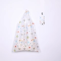 Foldable polyester shopping bag with colorful mushroom print and matching small storage pouch - 16kg / 38*58cm / Mushroom Dots (XC-39)