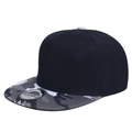 M (56-58cm) Black Top White Camo Brim