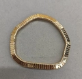 Pulsera Elástica de Módulo Rectangular / Dorado