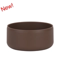 Thickened dark brown silicone protective boot for wide mouth water bottles and tumblers - Dark Coffee