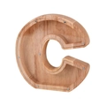 Letter C / Natural Wood Color