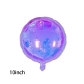 10 Inch Iridescent Purple Round Balloon
