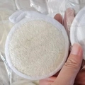 8x8cm White Loofah Pad (1PC)