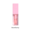 Glossy mirror lip glaze in strawberry pink shade for a moisturizing glass finish - 11Strawberry