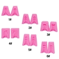 Rosa 3D-Schachfiguren Silikonform-Set für Fondant-Backen und Kuchendekoration - 6-Teiliges Set / Rosa