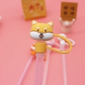 Χαριτωμένο κίτρινο κάλυμμα σιλικόνης Shiba Inu για επαναχρησιμοποιούμενα καλαμάκια - Shiba Inu-Νέο 8mm / Συσκευασμένο χωρίς καλαμάκι