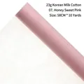 Pink Korean milk cotton wrapping paper in 23g thickness for flowers and gifts - 23g Korean Milk Cotton (58cm*10 Yards) / Honey Pink