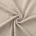 Plush off-white sherpa lamb wool fabric material for DIY Christmas flower bouquets - 50cm*1.5m / Off-White Teddy Fleece