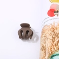 Brown matte square hair claw clip for thick hair, 13cm oversized secure grip accessory - 3.5cm Ponytail Clip - Brown / Bulk (No Packaging)