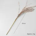 Ramo con paillettes oro rosa da 55 cm per albero di Natale, peso circa 21g - Stile Champagne 55cm (Peso Circa 21g)