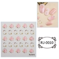 5D soft gel DIY nail art stickers, cute shell and ring designs with adhesive backing. - Cartoon Sticker (RJ-0010) / 60X60mm