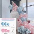 176pcs Macaron Blue and Pink Balloon Arch Kit for Gender Reveal and Birthday Party - Macarons