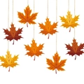 Decorazioni appese con foglie d'acero per il Ringraziamento e feste di compleanno autunnali - Stile Foglia di Acero (mys456)