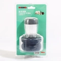 Brosse à vaisselle avec distributeur, manche transparent et deux têtes de brosse PET bleues - Brosse à Casserole en PET + 1 Boule en PET Supplémentaire (Kit)