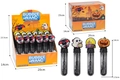 24-piece Halloween mini bubble wand set with bat ghost and pumpkin toppers 14cm - Halloween Bubble Wand (Box of 24)