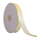 2cm champagne yellow satin ribbon roll for gift wrapping and birthday cake decoration - Beige