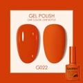 GAIRRIY 7.5ml orange soak-off gel polish G022 with matte and glossy finish effect - Orange (022)