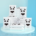 Portable 10-pack baby wipes with panda design and soft non-woven fabric texture - Panda / 10 Sheets/Pack
